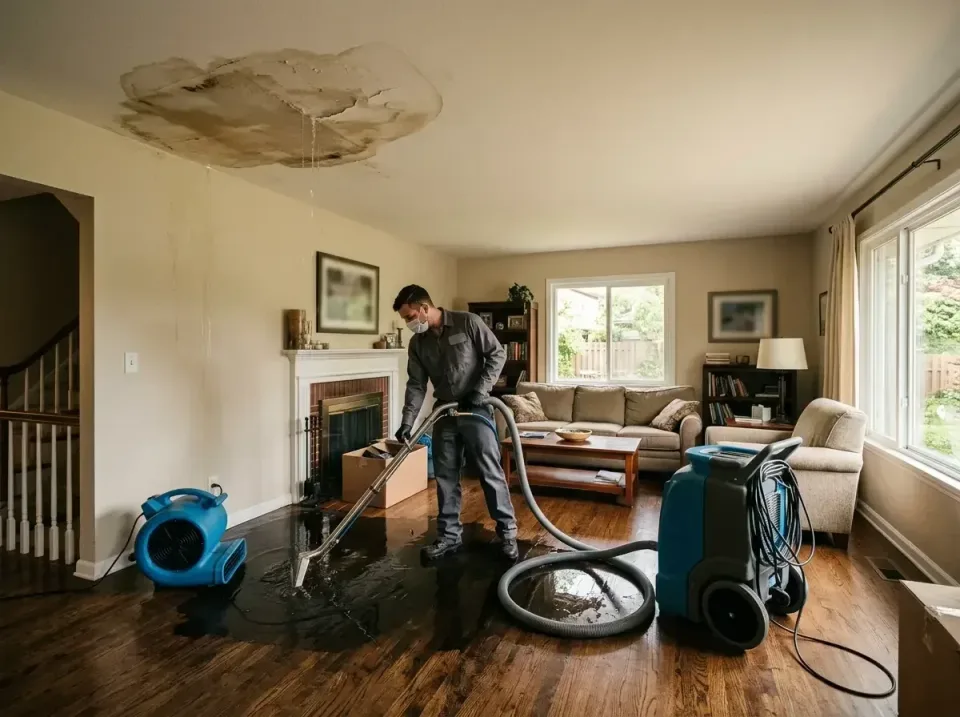attic-pipe-burst-ceiling-drip-008 — frequently asked questions, Water Damage Restoration & Carpet Care in Oklahoma City, OK